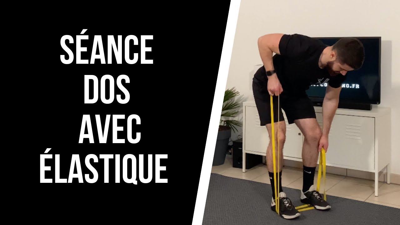 MUSCLE TON DOS AVEC UN ÉLASTIQUE N°1 ! (Séance complète en 10 minutes)