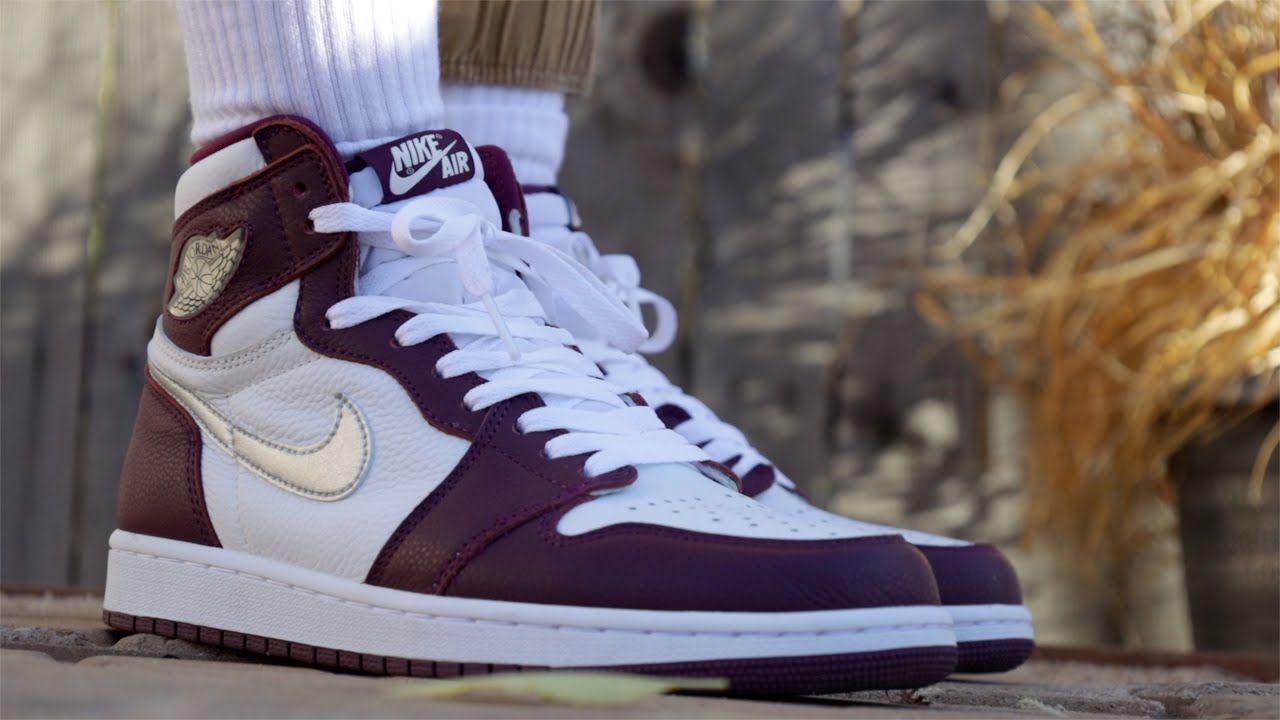 Air Jordan 1 Retro High OG Bordeaux On foot Review