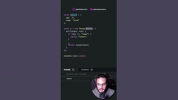 Aprenda a monitorar e modificar leituras em objetos no JavaScript com a classe Proxy! 🚀 #Shorts