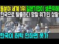 동분야 세계 1위 일본기업이 생존위해 한국으로 탈출하다가 망할 위기인 상황 "한국이 허락 안하면 못가"