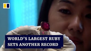 World’s largest ruby sells for record US$34.8 million at New York auction