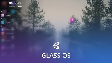 Unity - Glass OS v0.51f (Update 5 - Operating System UI)