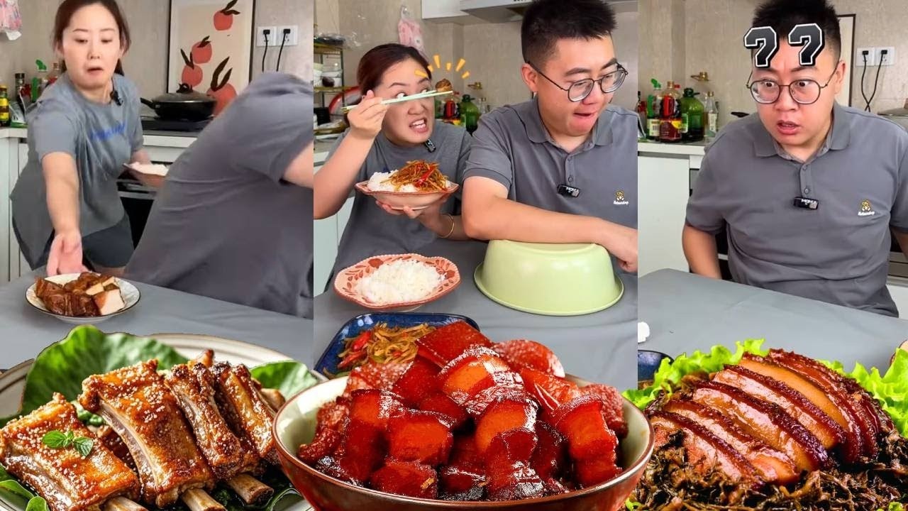 Con trai ích kỷ của tôi muốn ăn hết phần thịt kho nên tôi đã ăn hết!