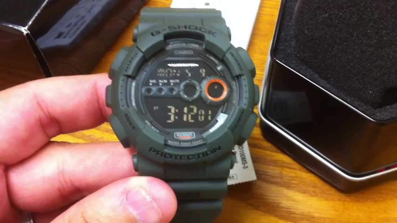 præcedens Rang Fest CASIO G-SHOCK GD-100-MS-3 REVIEW AND UNBOXING - YouTube