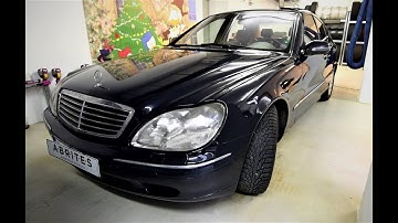 Mercedes W220 S-Class before the facelift all keys lost- AVDI password reading and key programming