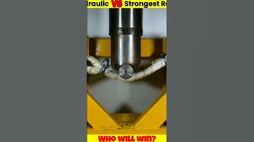 Short#youtube#viral#video#hydraulic Vs strongest Ropes