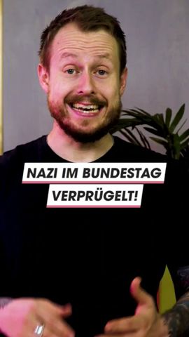 NAZI im Bundestag VERPRÜGELT! #shorts