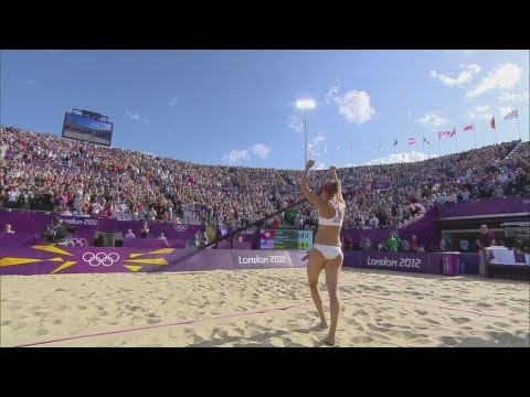 Women S Beach Volleyball Round Of 16 USA V SUI London 2012 Olympics