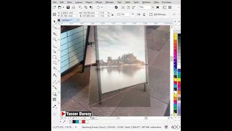 How to Draw in Perspective with #coreldraw #shorts