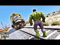 HULK vs TREM - GTA V - IR GAMES