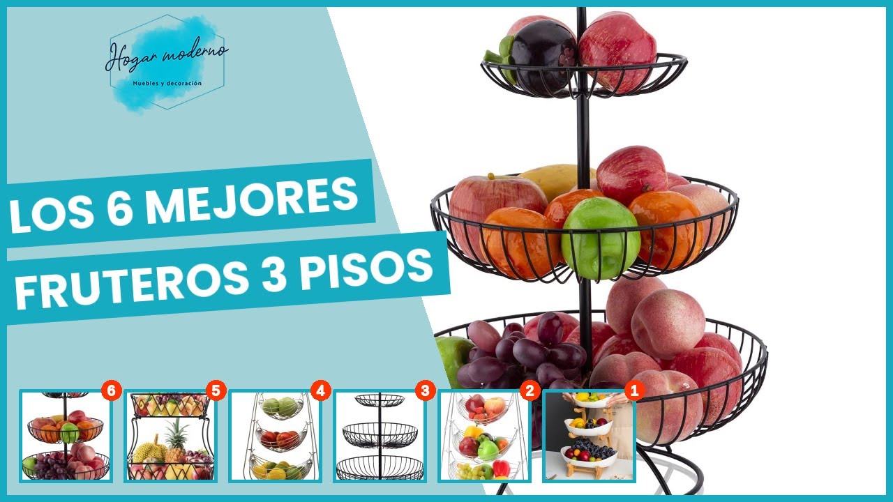 Los 6 mejores fruteros 3 pisos 