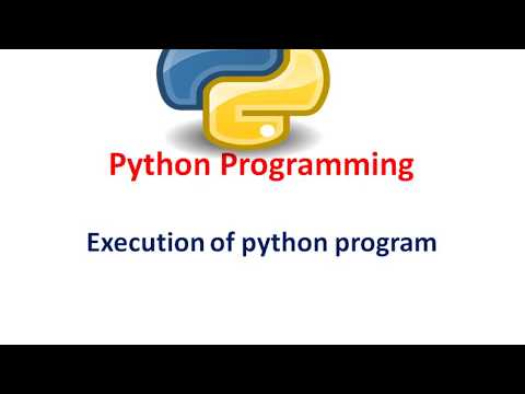 #2 Execution of Python Program