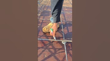 Mark spacing rebar #shorts #construction #skills #youtubeshorts