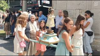 Fiesta Santa Mariña de Sillobre , la procesión