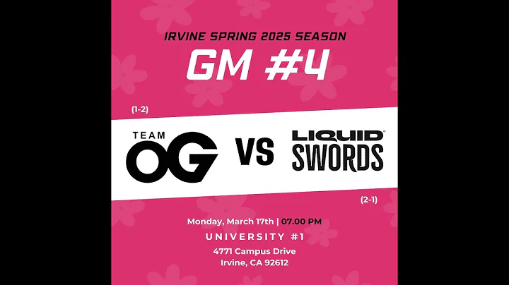 Team OG vs Liquid Swords - Game 4 of Spring 2025 - Irvine
