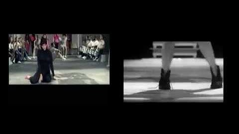 Split Screen  Beyonce  Countdown  vs Anne Teresa De Keersmaeker