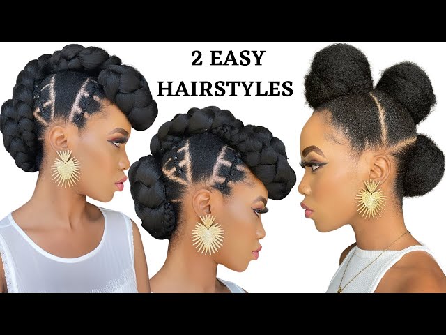 🔥10 QUICK & EASY RUBBER BAND HAIRSTYLES ON NATURAL HAIR / TUTORIALS /  Protective Style / Tupo1 