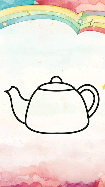 Teapot Drawing Very Easy