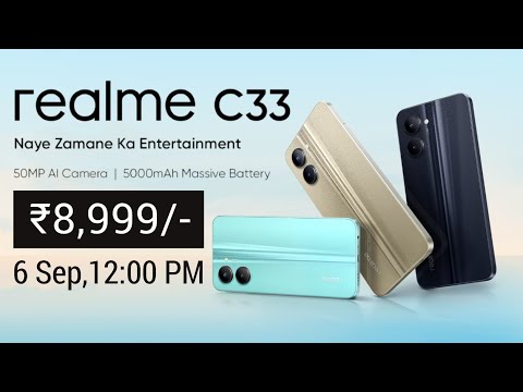 realme C33 Launch Date In India, India Price | realme C33 Specifications, Processor, Camera, Display