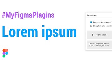 Lorem ipsum. Short Figma plugins view (No Commentary) / Плагины фигма. Плагины для текста в фигме