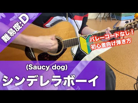 【初心者向け】シンデレラボーイ/saucy dog-ギター講座