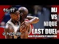 Michael Jordan vs Dominique Wilkins Highlights Bulls vs Spurs (1996.11.30)-Last Duel! 60pts Total!