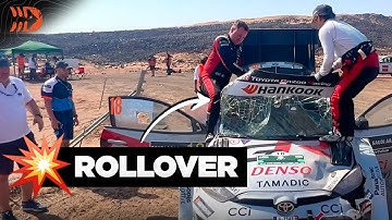 Crash & FIRE 😨 WRC Rally Saudi Arabia 2025