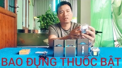 BAO ĐỰNG THUỐC LÁ KIÊM BẬT LỬA ĐIỆN HỘP QUẸT ĐIỆN PLASMA THẾ HỆ MỚI