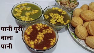 तीन फ्लेवर वाली पानीपुरी का पानी बनाए सारे टिप्स और ट्रिक्स के साथ | Panipuri Ka Pani Recipe