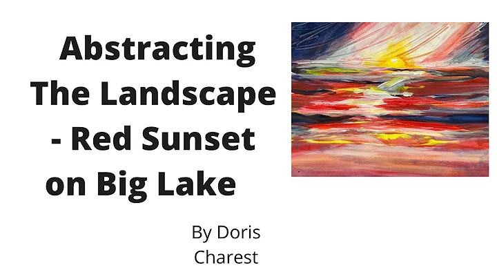 Doris Charest Art: Abstracting the landscape - Red...