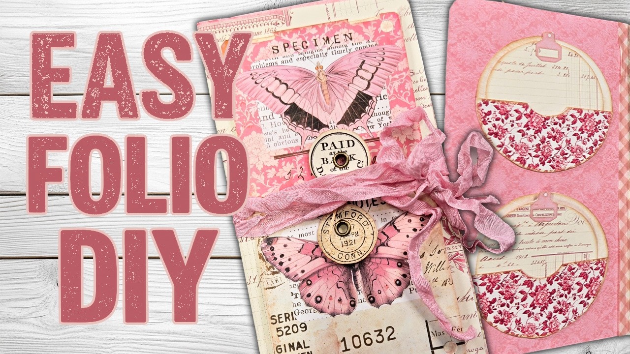 Easy File Folder Folio Tutorial for Paper Crafters - YouTube