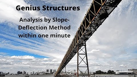 Analysis by Slope-Deflection Method within one minute