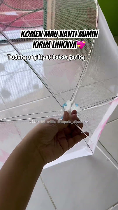 Tudung saji lipat payung || Murah bangettt