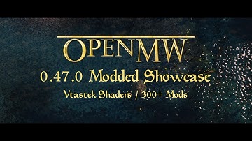 Morrowind Remastered 2021: OpenMW 0.47.0 Graphics Overhaul, Distant Land, Shadows, Parallax, Shaders
