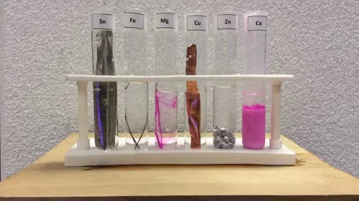 Reactivity of Metals with water - Qualitative Lab