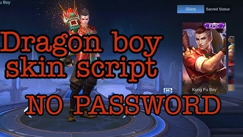 CHOU SKIN SCRIPT DRAGON BOY||BENEDETTA PATCH||NO PASSWORD||FULL EFFECTS||WITH BACK UP FILE