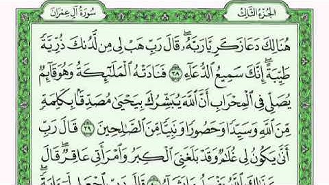 ‏ ‏سورة ال عمران الصفحة 55 من القرآن الشيخ فارس
