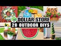 20 Outdoor Patio DIYs Using Dollar Store Supplies!