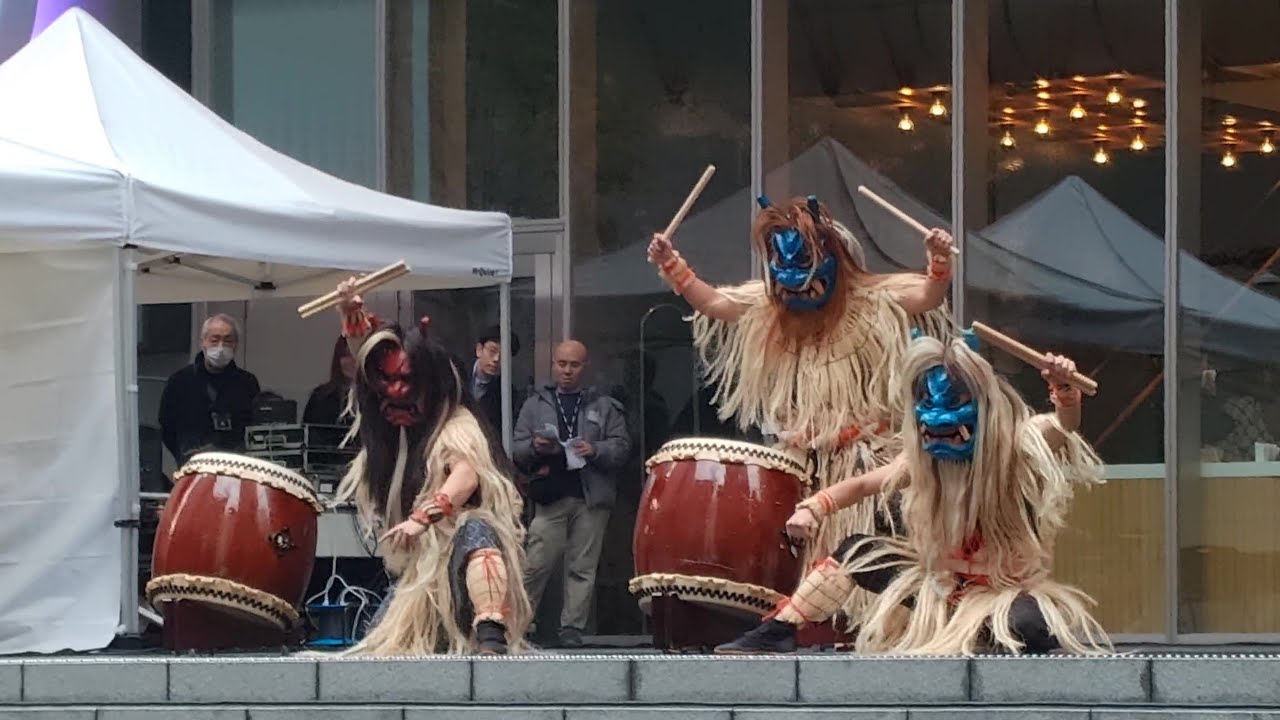 なまはげ太鼓　恩荷　男鹿さ、いかねが？ ナマハゲ in 新宿歌舞伎町　2025　Namahage