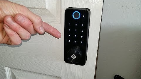 PINEWORLD Q106 Smart Door Deadbolt - Great For AirBnB & Vistors!