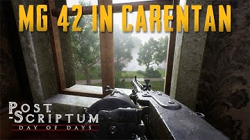 MG 42 in Carentan German Defense Post Scriptum | Post Scriptum No Commentary Gameplay | PS Gameplay