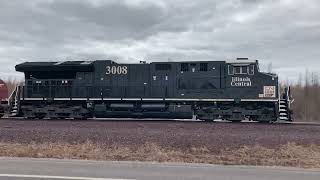 IC Heritage! CN 3008 Chase Up the Missabe Sub| 4/2/2022