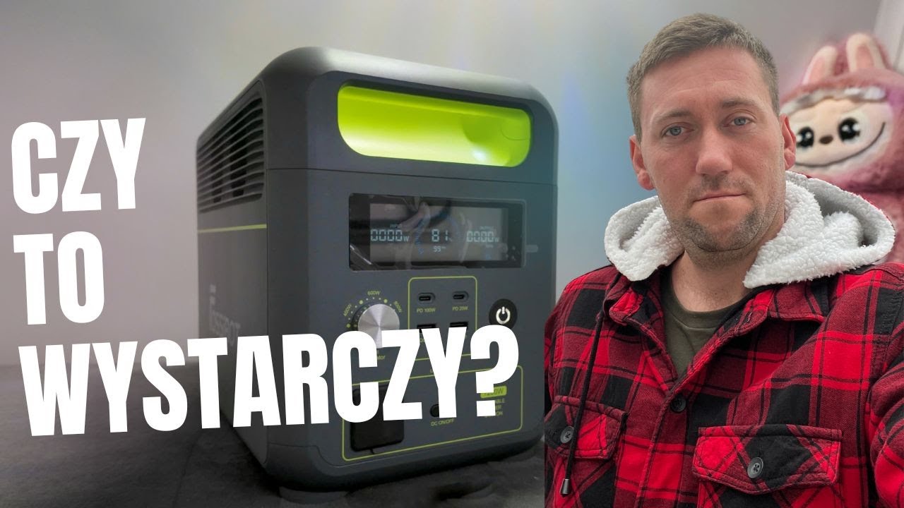 FOSSIBOT F1200 w przyczepie kempingowej- czy to wystarczy? OFF-GRID