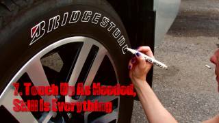 : How to Paint Tire Letters | Tire Penz Instructions | How to Apply | Tire Lettering Paint