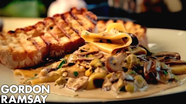Mushroom, Leek and Tarragon Pasta | Gordon Ramsay - DayDayNews