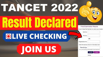 TANCET 2022 Result (Declared) - Check & Download TANCET Result 2022 By Official Website