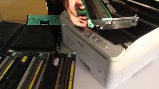How to Replace Waste Toner Tank WT200CL for Brother MFC9125CN or similar printers