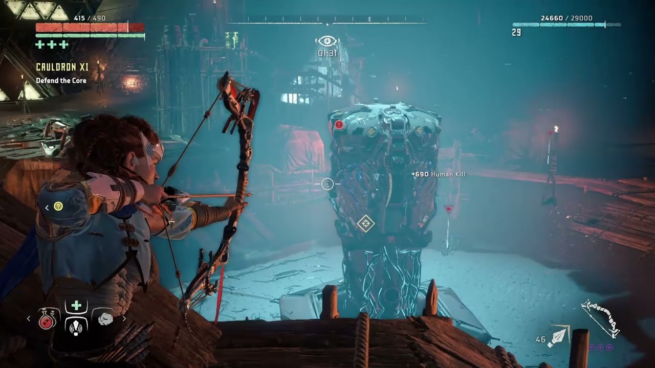 How To Clear Cauldron Xi Video Walkthrough And Tips Horizon Zero Dawn Game8