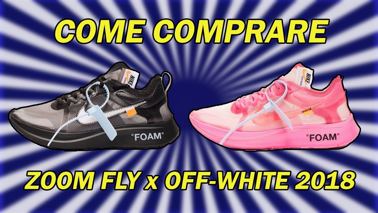 zoom fly off white nere