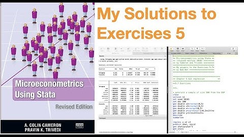 Microeconometrics using Stata: Solutions to Exercises 5